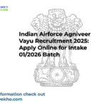 Indian Airforce Agniveer Vayu Recruitment 2025: Apply Online for Intake 01/2026 Batch