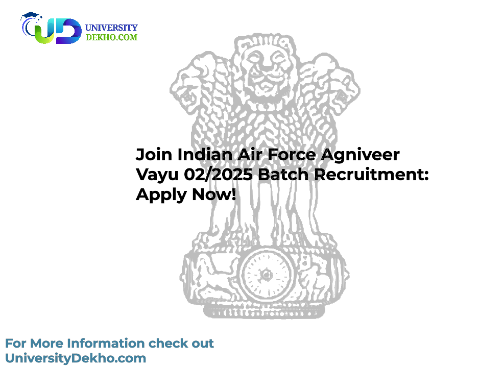 Join Indian Air Force Agniveer Vayu 02/2025 Batch Recruitment: Apply Now!
